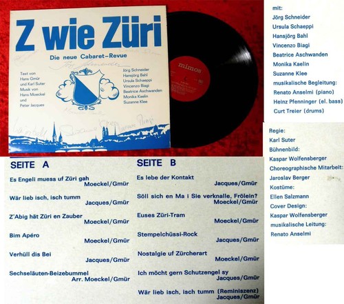 Wie züri cabaret revue - -,