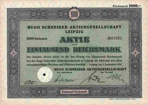 Hugo schneider 1932 - 1932, lipsia