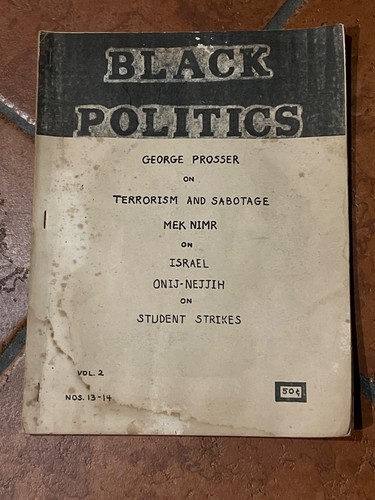 Black politics journal of - black, a