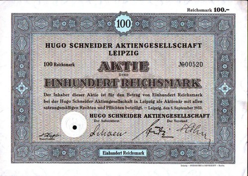 Hugo schneider società per - schneider,
